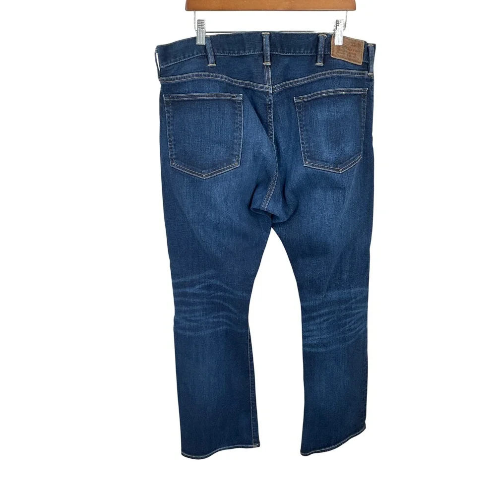 Polo Ralph Lauren Jeans Mens 38x29 Blue Cotton Straight Leg‎ Authentic Dungarees
